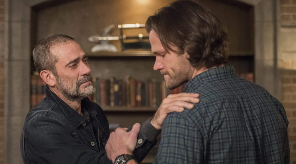 Джеффри Дин Морган и Джаред Падалеки в сериале «Сверхъестественное»