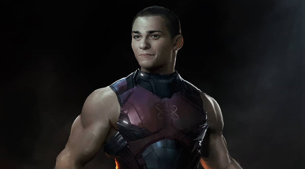 Ной Сентинео в образе Атома Крушителя, арт datrintiart