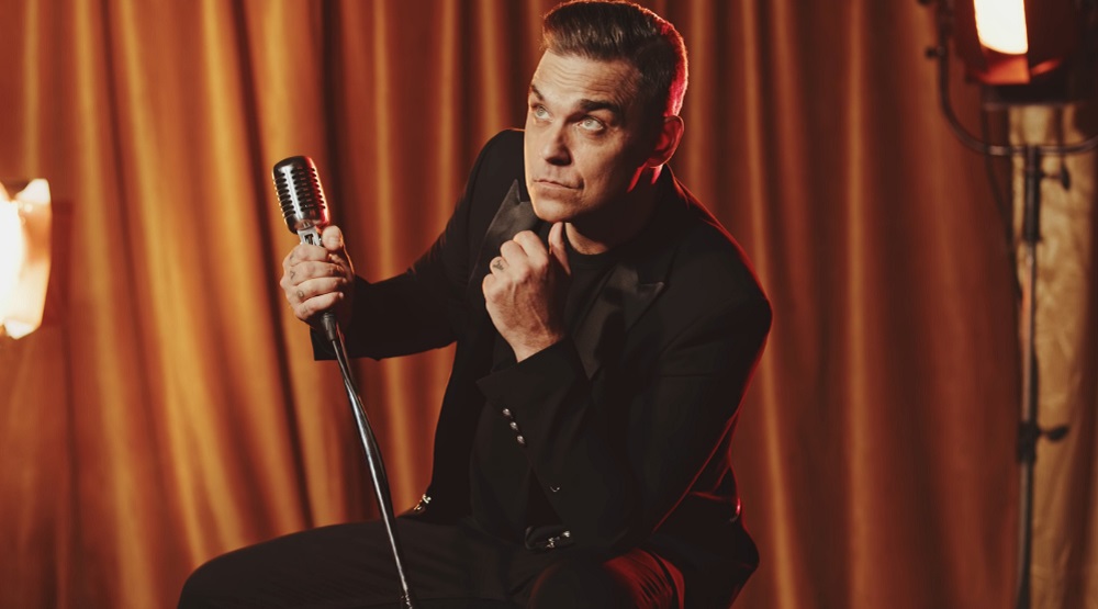 Робби Уильямс, кадр из видео «Robbie Williams | Live In Las Vegas - Tickets On Sale Soon!»