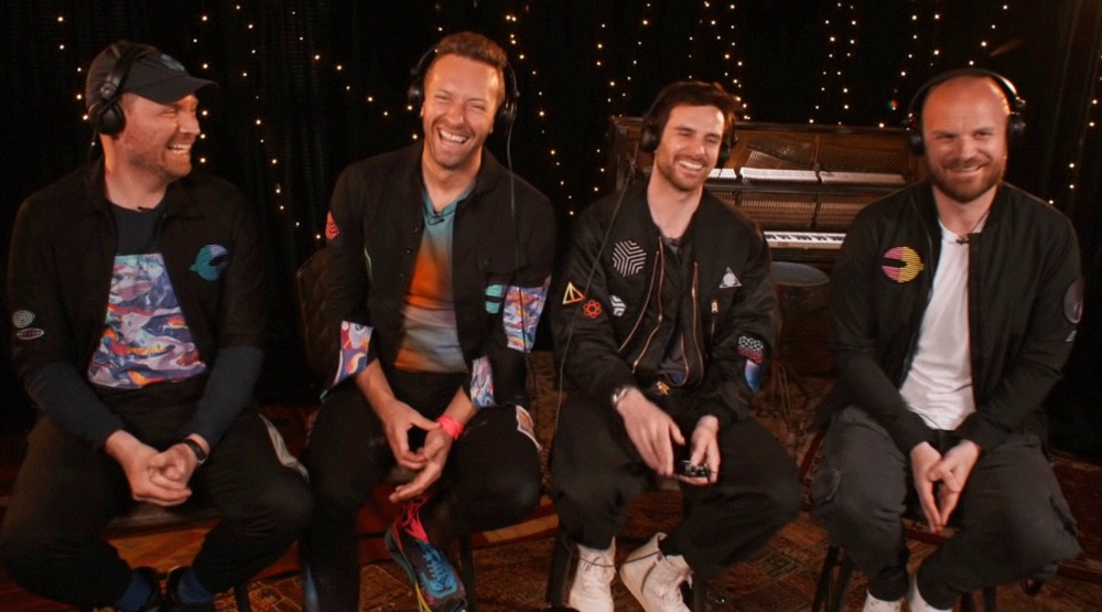 Coldplay, кадр из видео «Coldplay x Thomas Pesquet - International Space Station Link-Up»