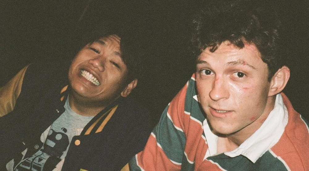 Кадр со съемок фильма «Человек-паук: Нет пути домой»