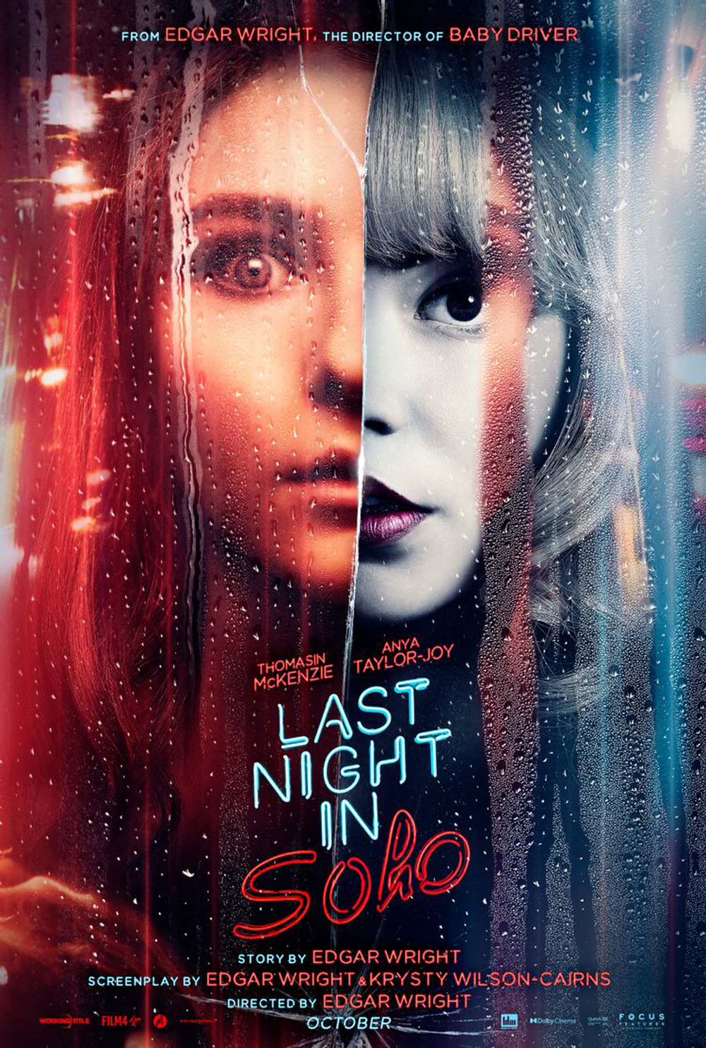 Промо-постер фильма «Прошлой ночью в Сохо»