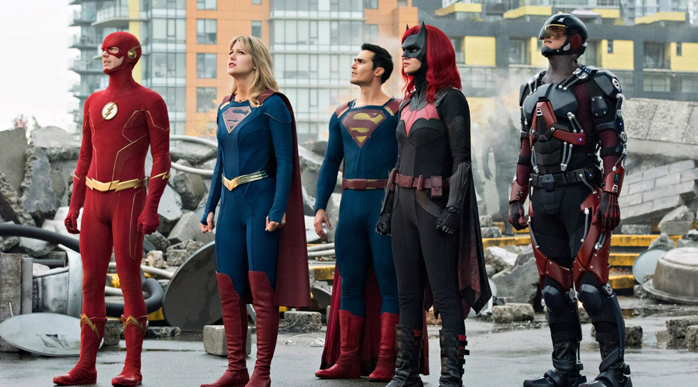 Кадр из кроссовера «Кризис на Бесконечных Землях»