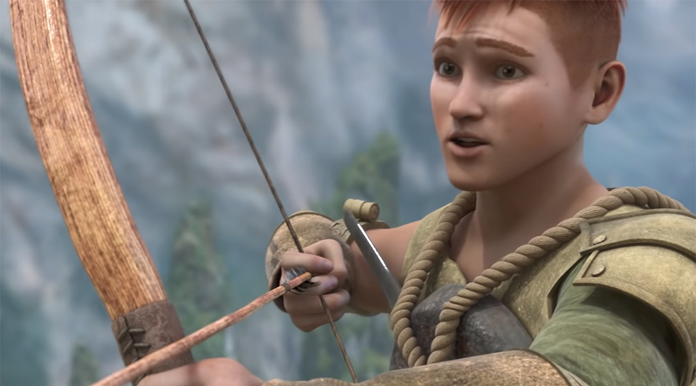 Кадр из мультфильма «Monster Hunter: Легенды гильдии»