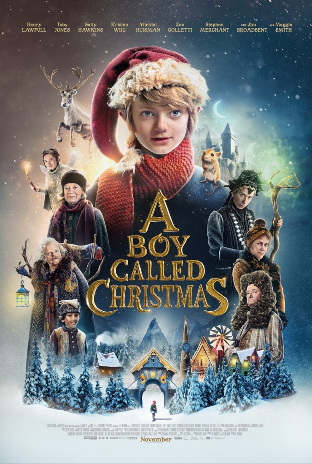Промо-постер фильма «Мальчик по имени Рождество»