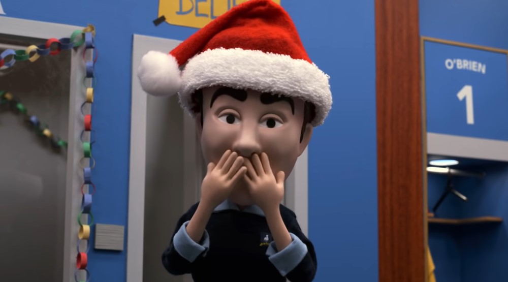 Кадр из специального эпизода «Тед Лассо: Пропавшие рождественские усы»