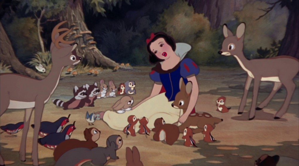 Кадр из мультфильма «Белоснежка и семь гномов»