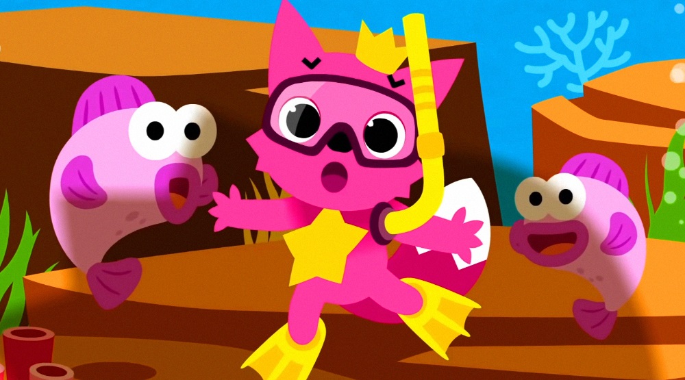 Кадр из клипа «Baby Shark»