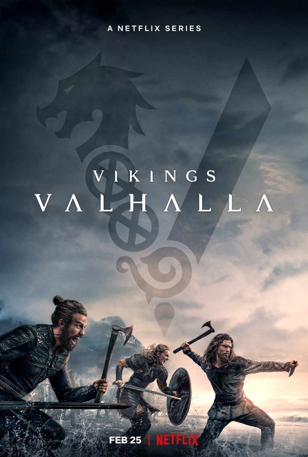 Промо-постер сериала «Викинги: Вальхалла»