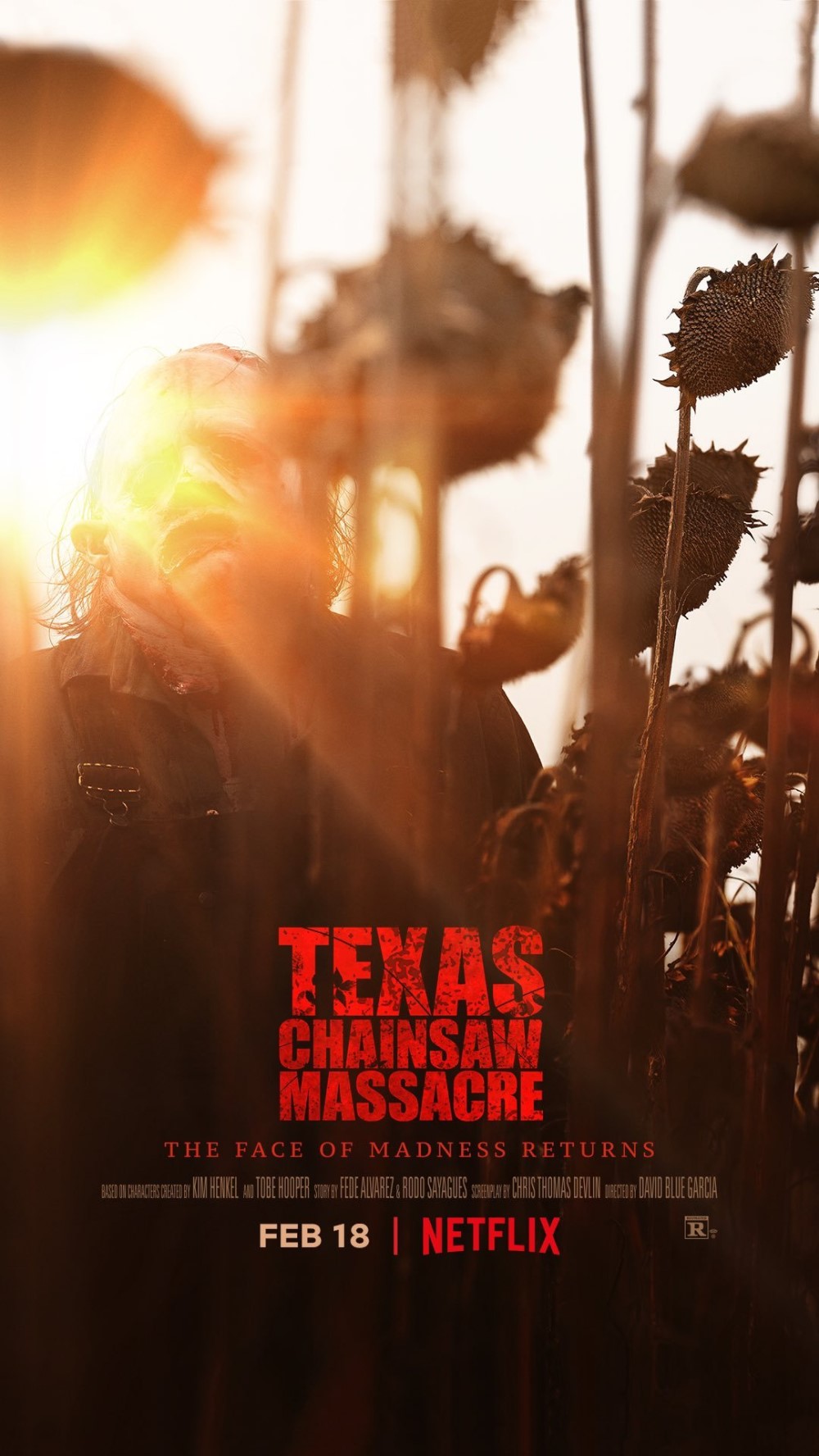 Промо-постер фильма «Техасская резня бензопилой» (2022)