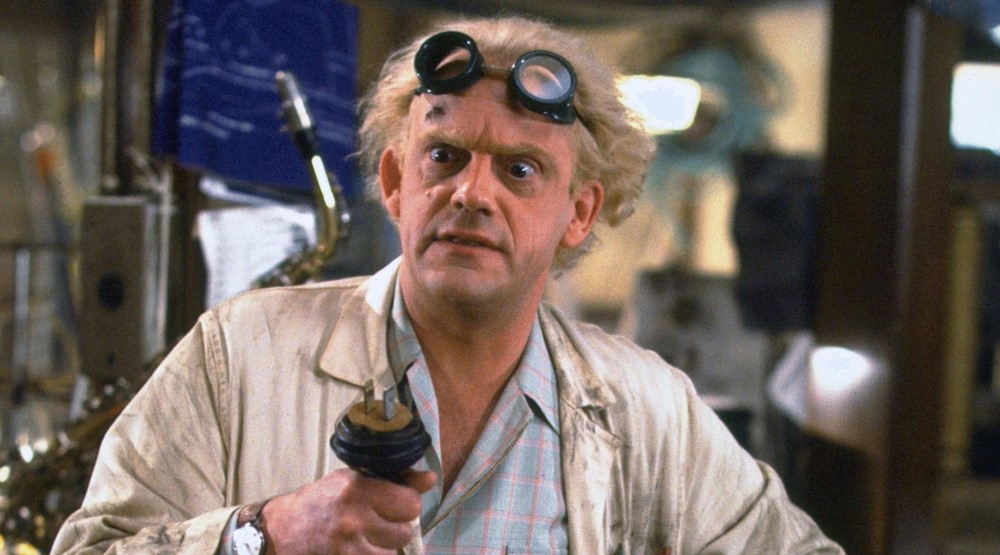 Кристофер Ллойд в фильме «Назад в будущее»