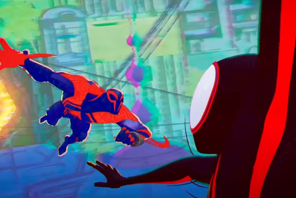 Кадр из мультфильма «Человек-паук: Через вселенные 2»