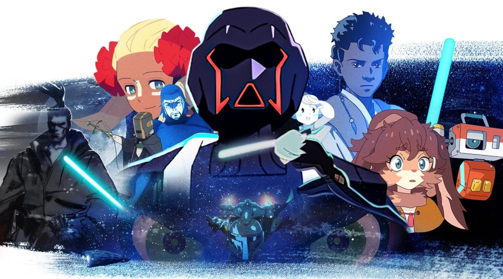 Промо-постер мультсериала «Звездные войны: Видения»