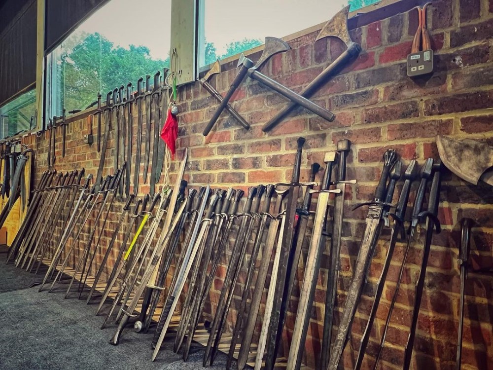 Кадр со съемок сериала «Ведьмак»