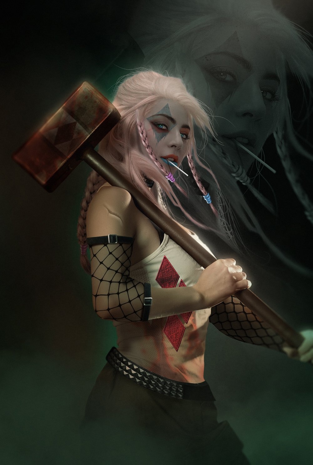 Леди Гага в образе Харли Квинн для фильма «Джокер 2», фан-арт BossLogic