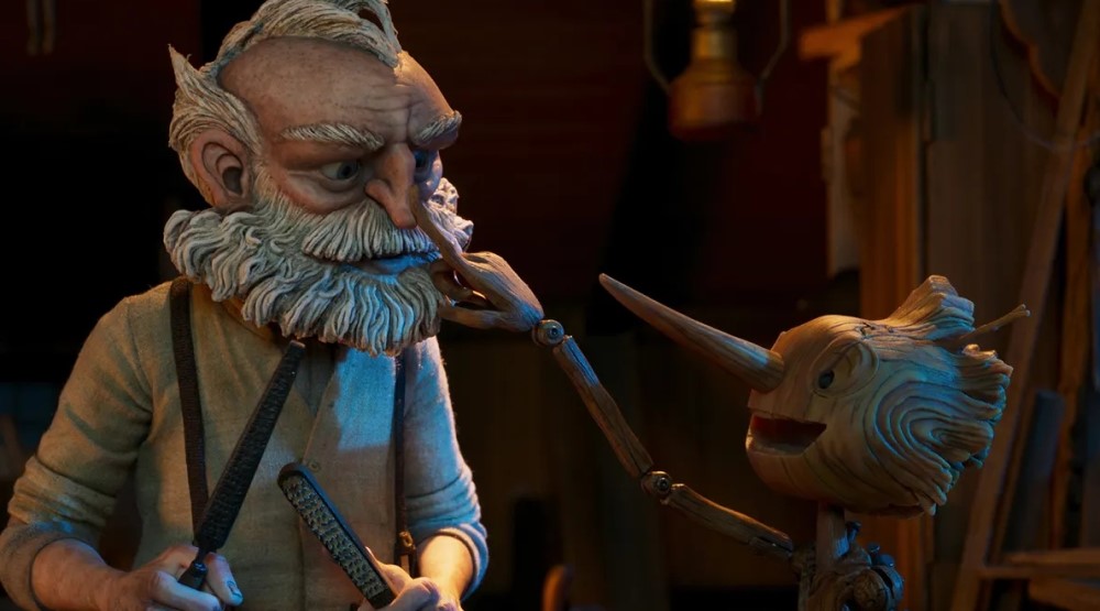 Кадр из мультфильма «Пиноккио» Гильермо дель Торо