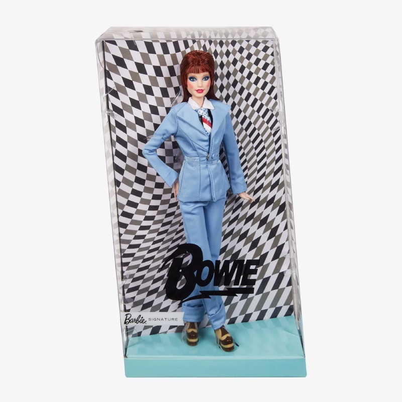 Кукла Барби в образе Боуи из клипа «Life On Mars?»