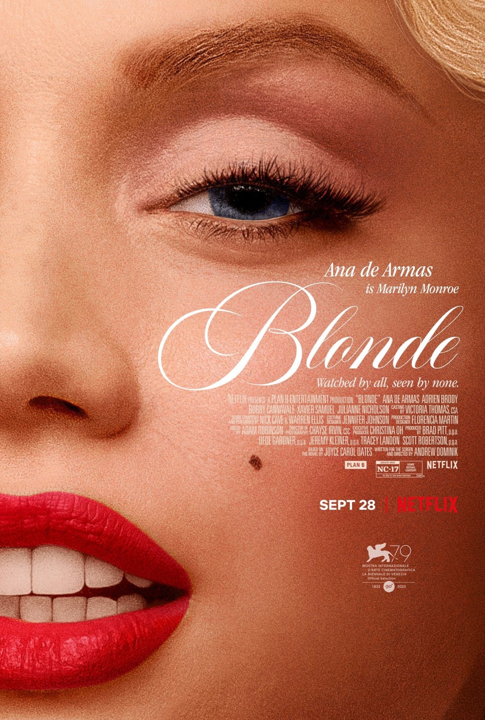 Промо-постер фильма «Блондинка»