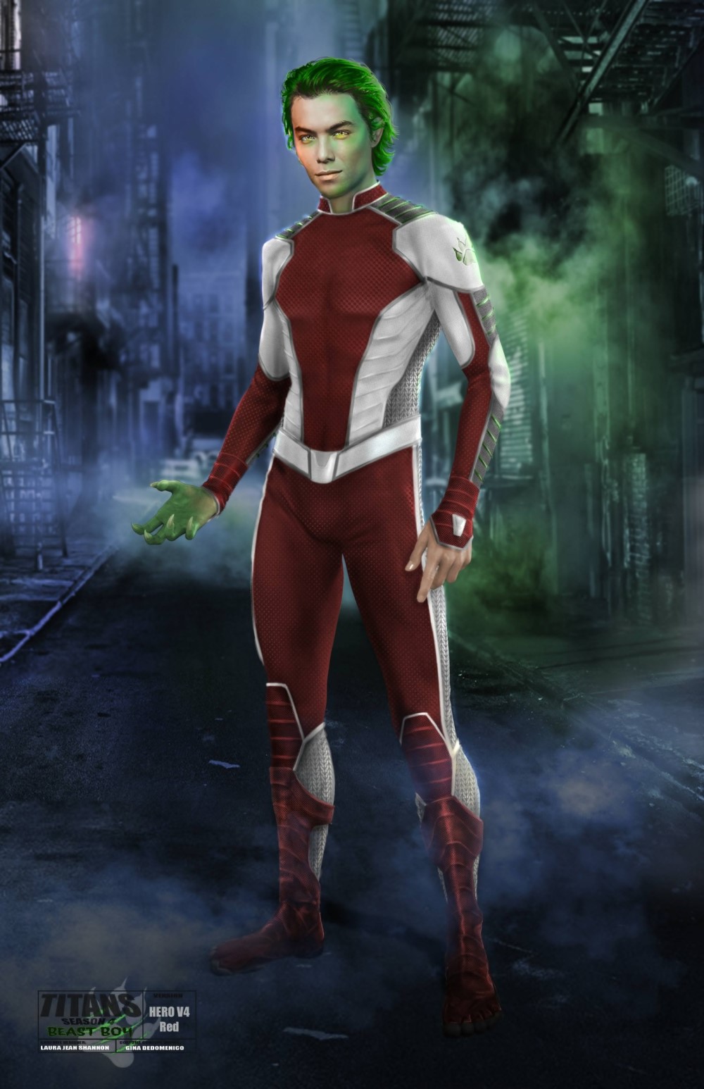 Концепт-арт 4 сезона сериала «Титаны» (2022)