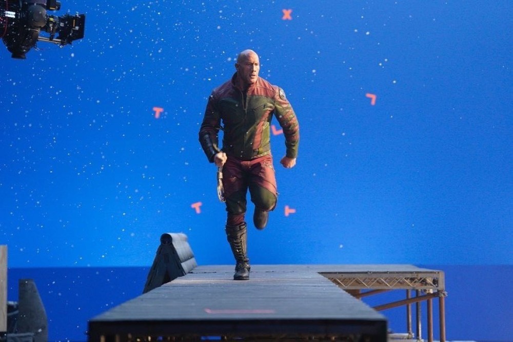 Кадр со съемок фильма «Red One»