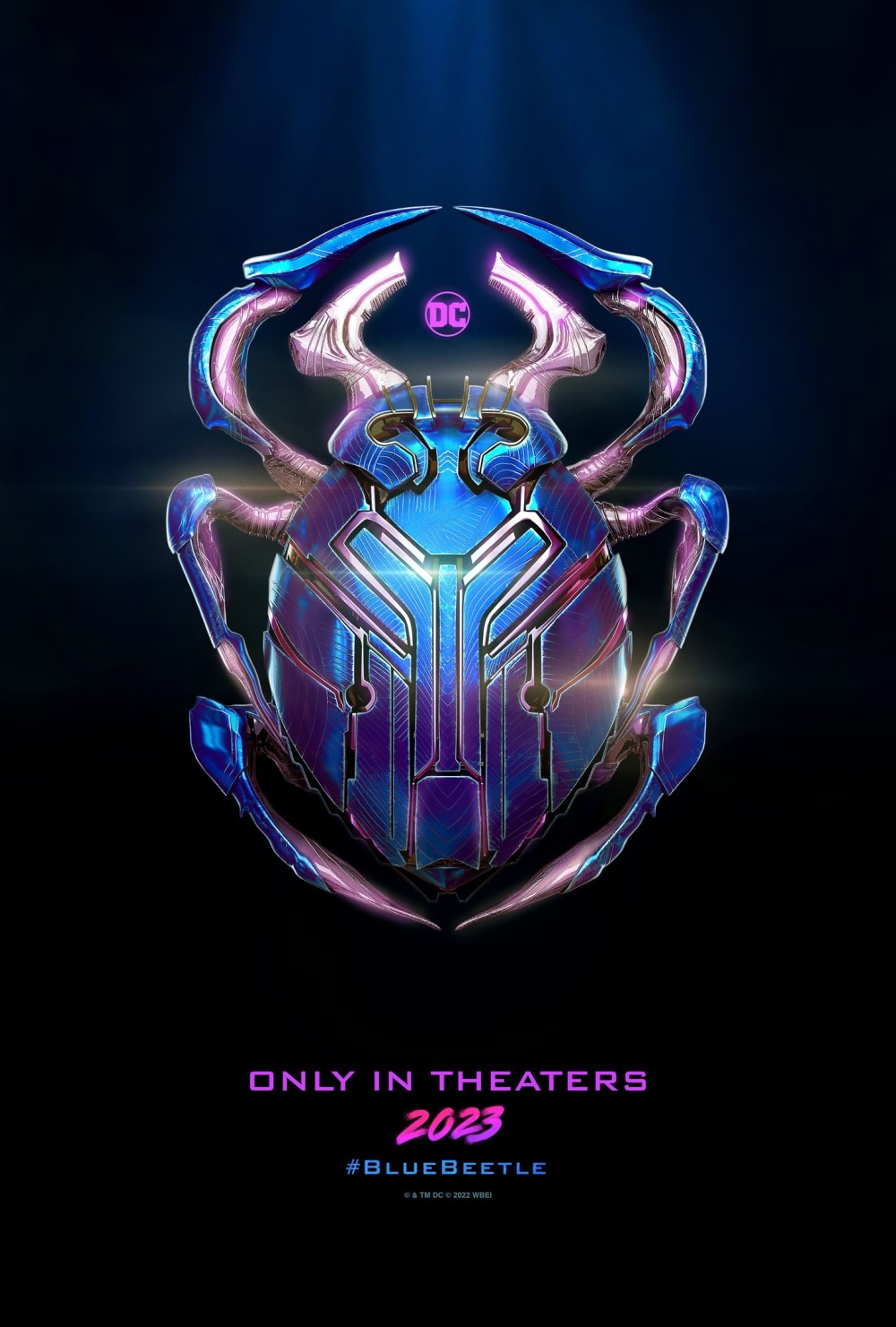 Промо-постер фильма «Синий Жук» (2023)