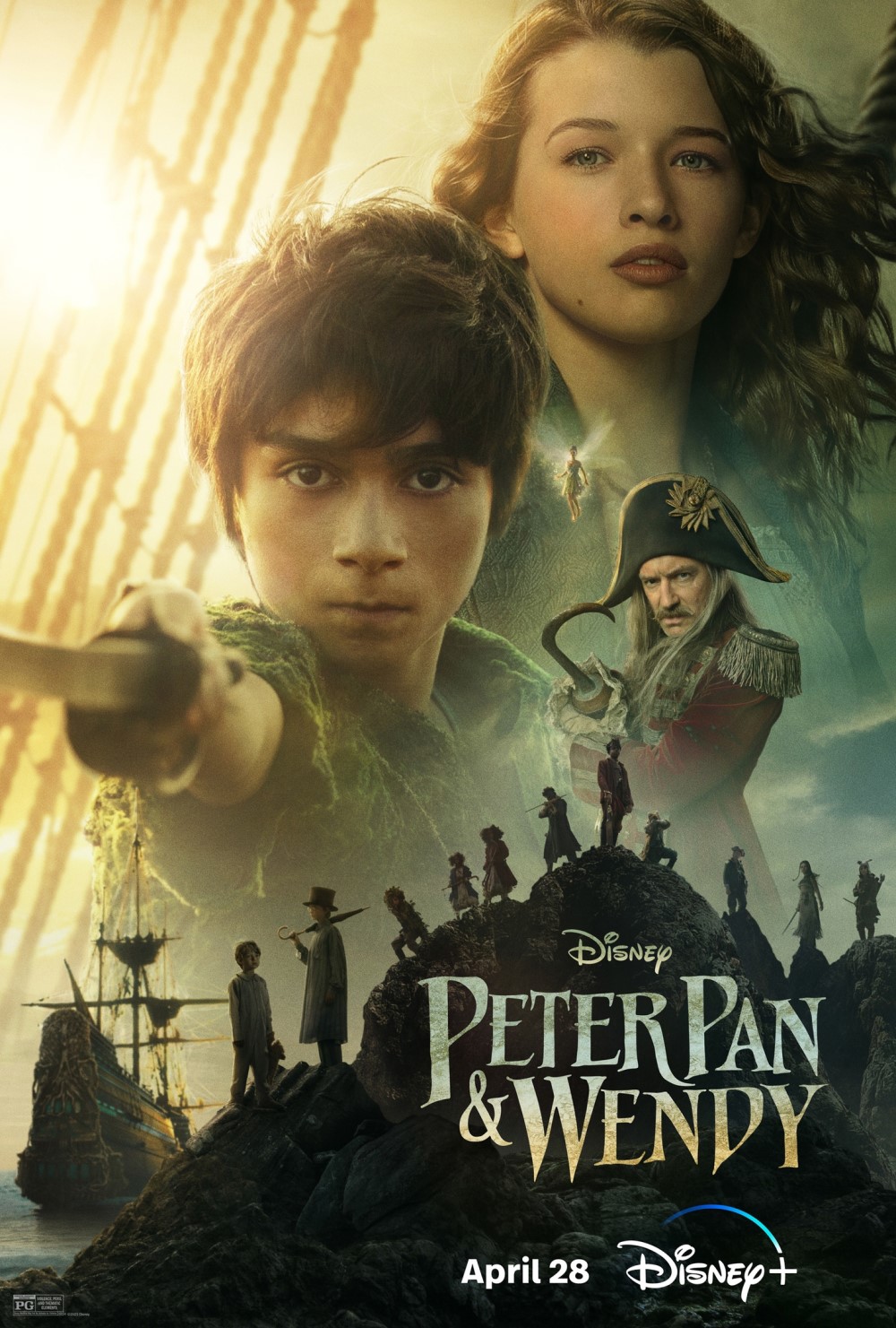 Промо-постер фильма «Питер Пэн и Венди» (2023)