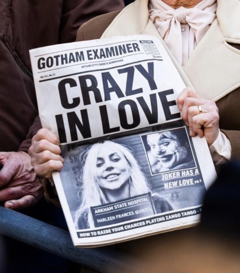 Кадр со съемок фильма «Джокер: Безумие на двоих» (2024)