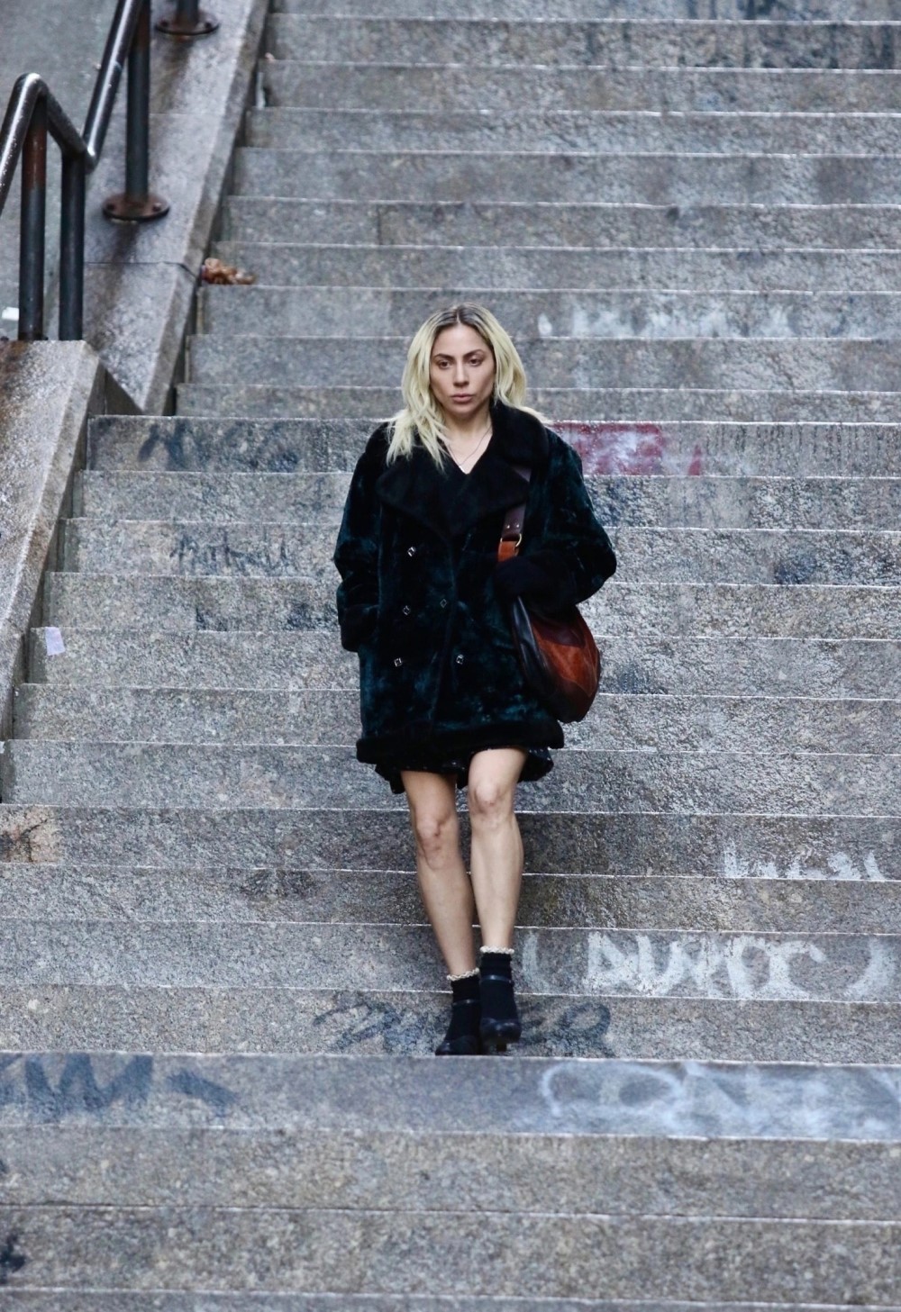 Кадр со съемок фильма «Джокер: Безумие на двоих» (2024)