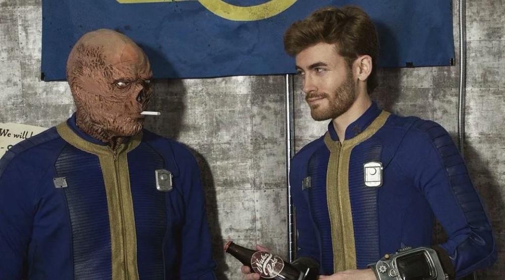 Кадр со съемок сериала «Fallout»