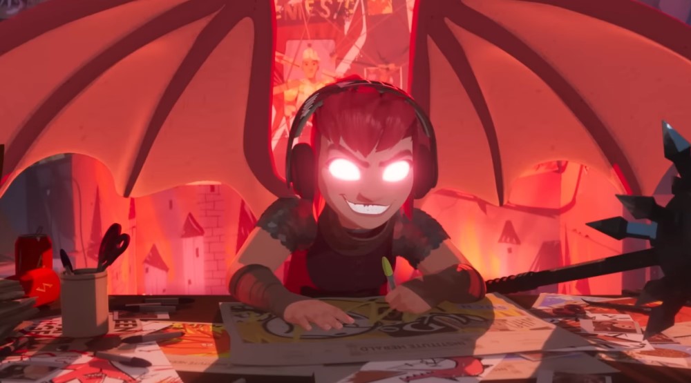 Кадр из мультфильма «Нимона» (2023)