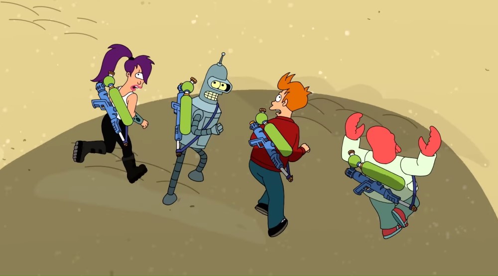 Кадр из 11 сезона мультсериала «Футурама» (2023)