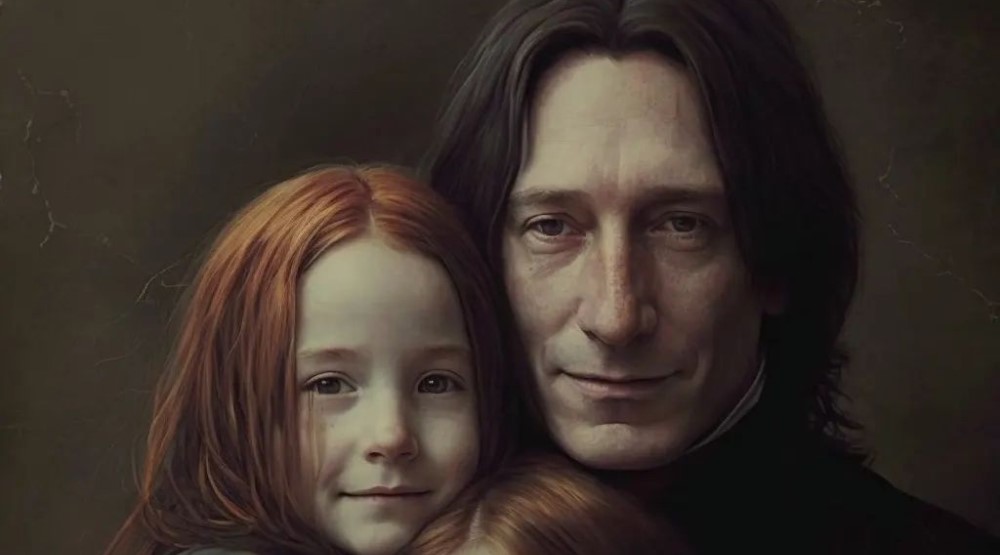 Северус Снейп и их с Лили Поттер (урожденная Эванс) дочери / Midjourney / Арт: Instagram*/costumella_model/ *соцсеть признана в России экстремистской и запрещена