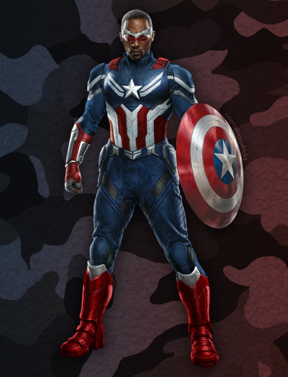Фан-арт к фильму «Капитан Америка: Новый мировой порядок» (2024) / Фото: Twitter/captaincupkicks