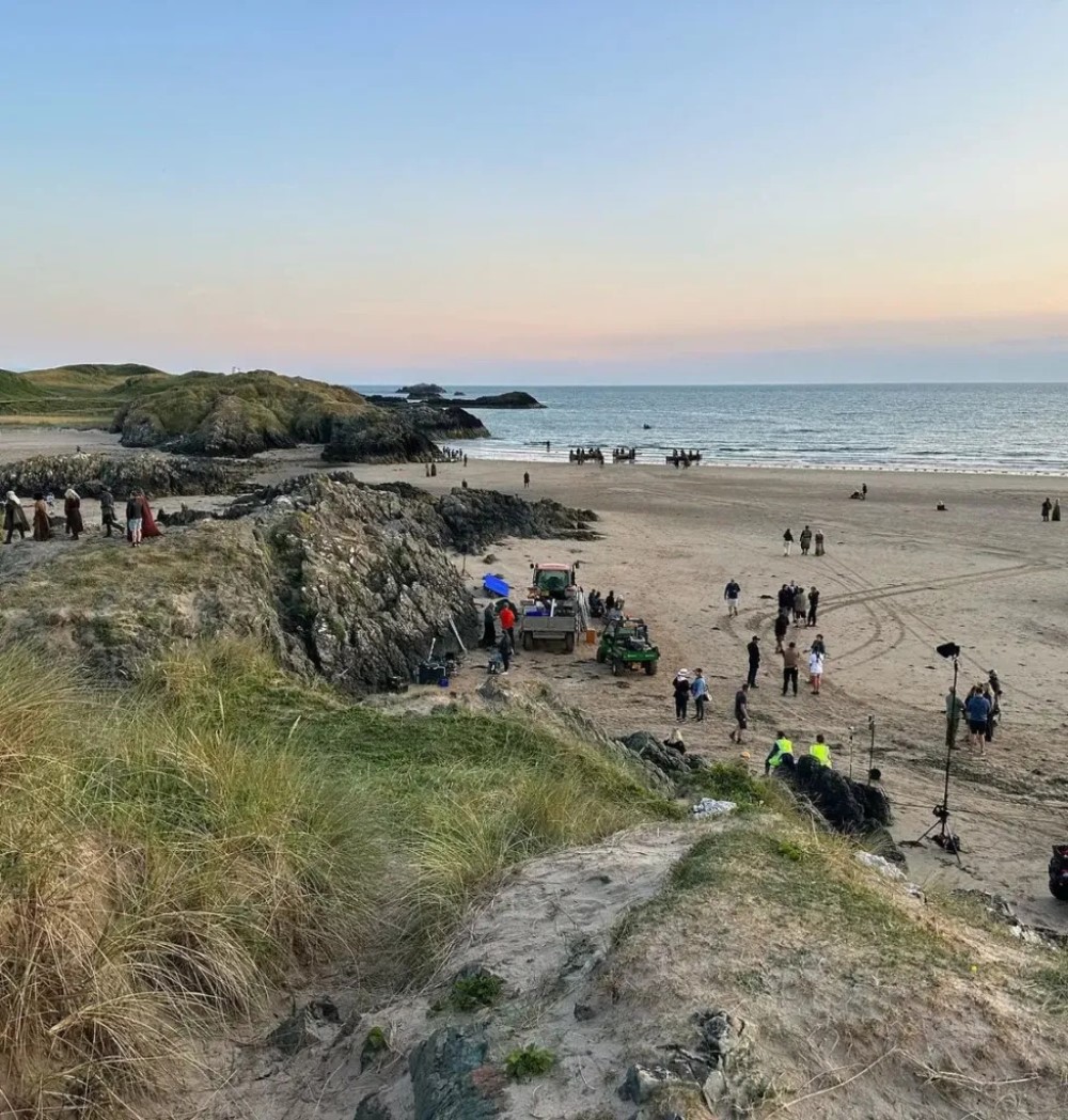 Кадр со съемок 2 сезона сериала «Дом дракона»