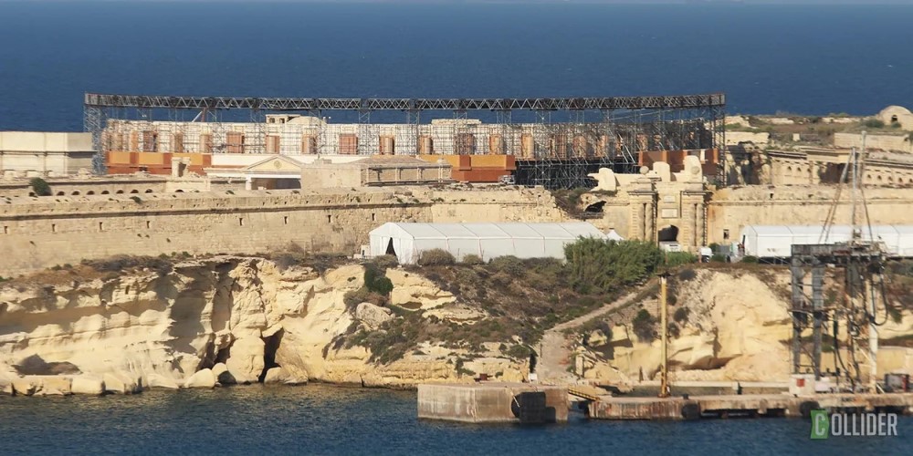 Кадр со съемок фильма «Гладиатор 2» (2024)