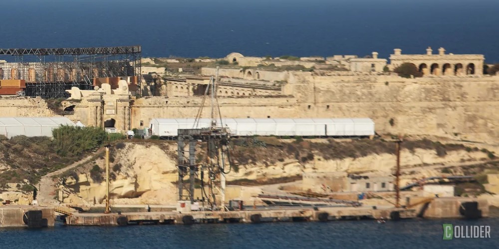 Кадр со съемок фильма «Гладиатор 2» (2024)