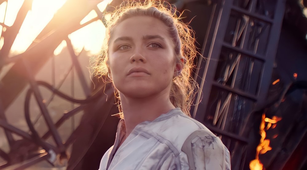 Флоренс Пью, кадр из фильма «Черная Вдова» (2021)