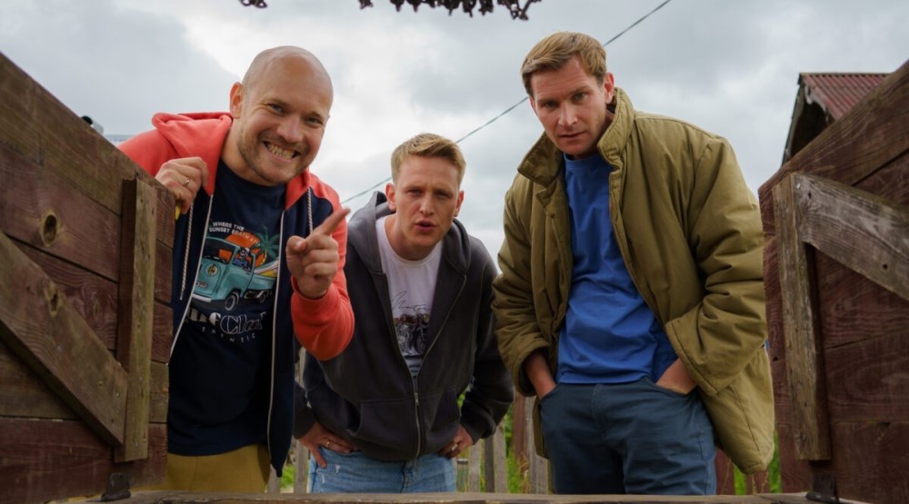 Кадр со съемок 10 сезона сериала «Реальные пацаны» (2023)