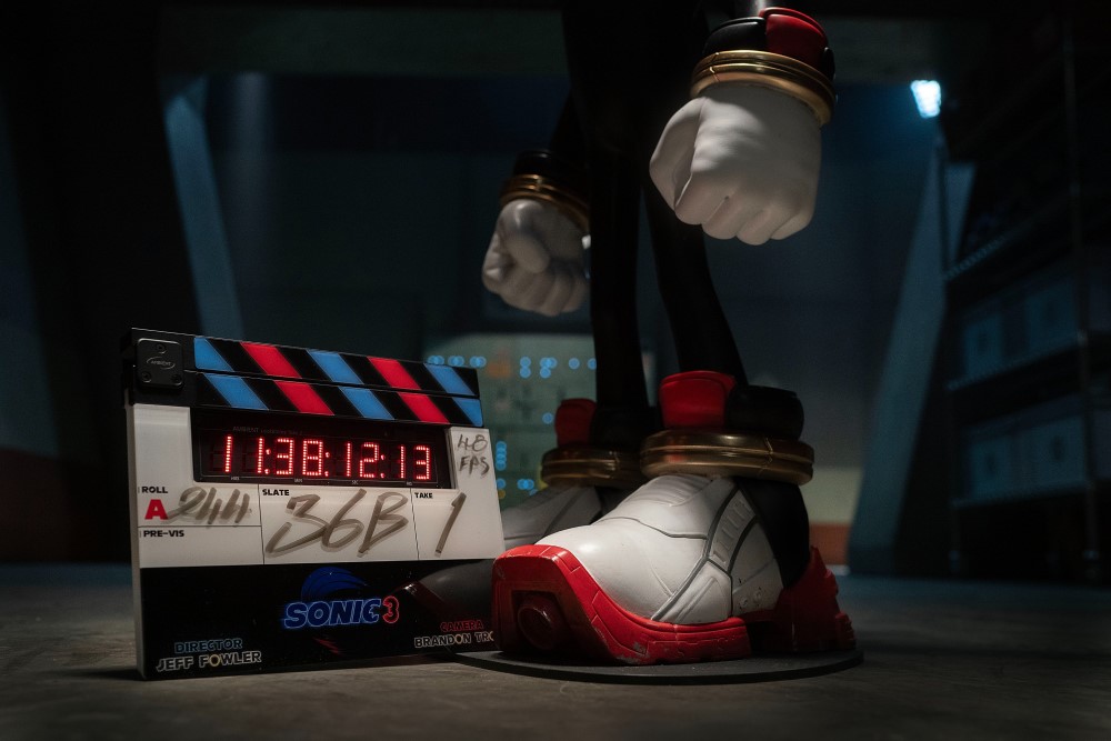 Кадр со съемок фильма «Соник 3 в кино» (2024) / Фото: Paramount Pictures