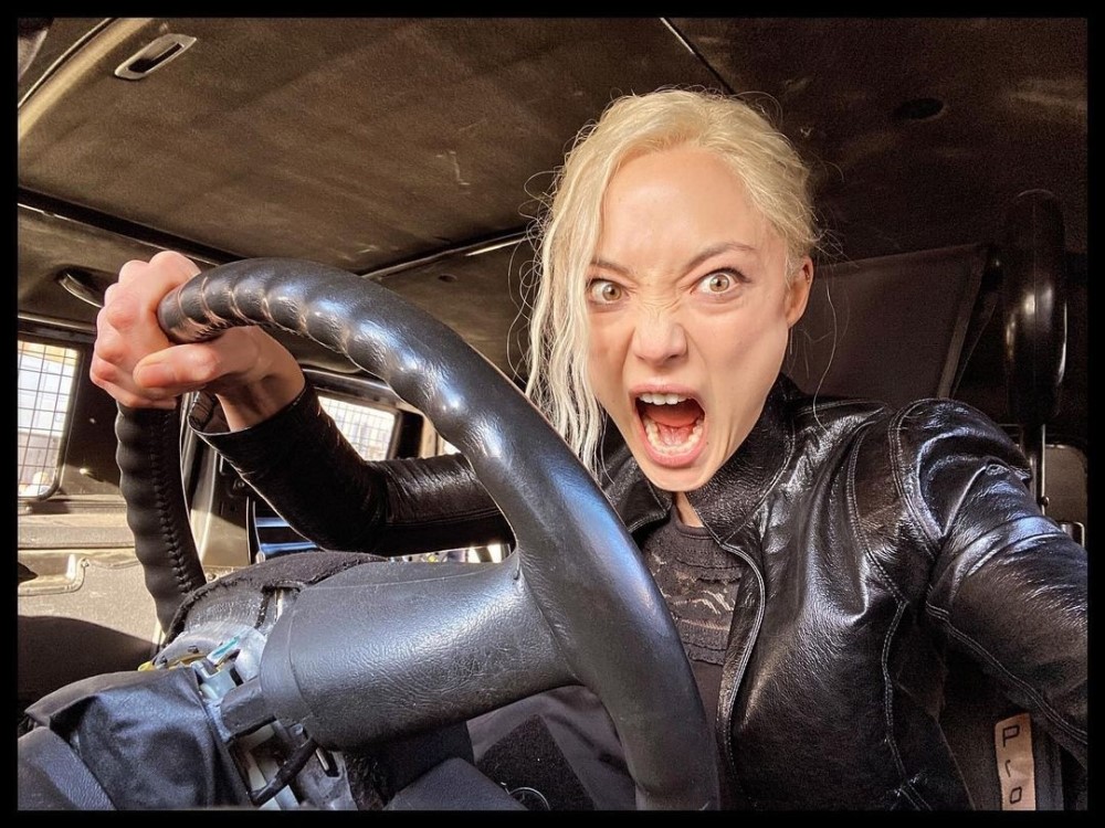 Кадр со съемок фильма «Миссия невыполнима. Смертельная расплата. Часть 1» (2023) / соцсети Саймона Пегга