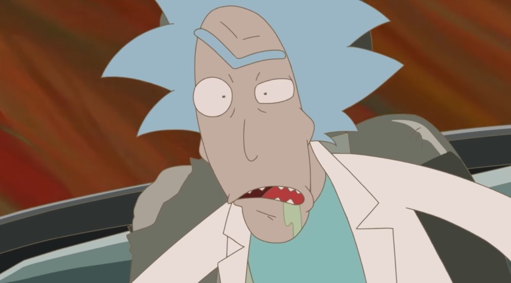 Кадр из аниме-сериала «Рик и Морти: Аниме» (2024)