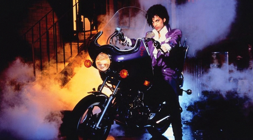 Принс на обложке альбома «Purple Rain» (1984)