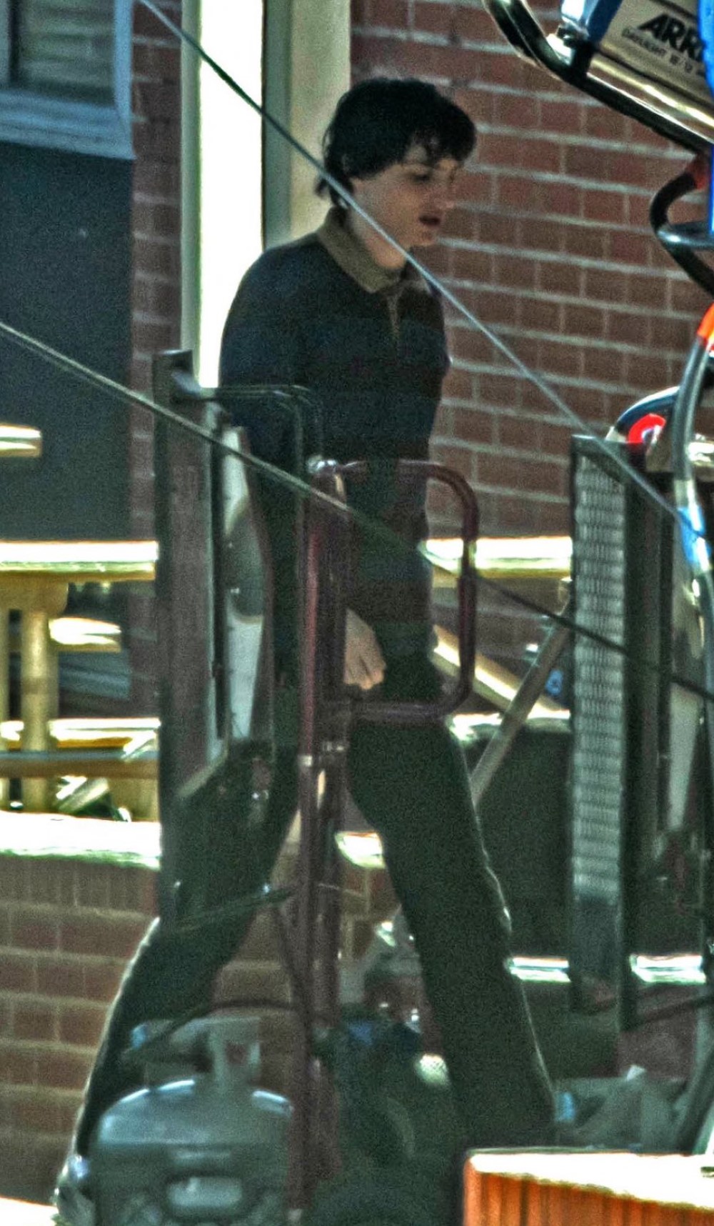 Кадр со съемок 5 сезона сериала «Очень странные дела» / Фото: X (Twitter)*/SThingsSpoilers/ *соцсеть запрещена в России