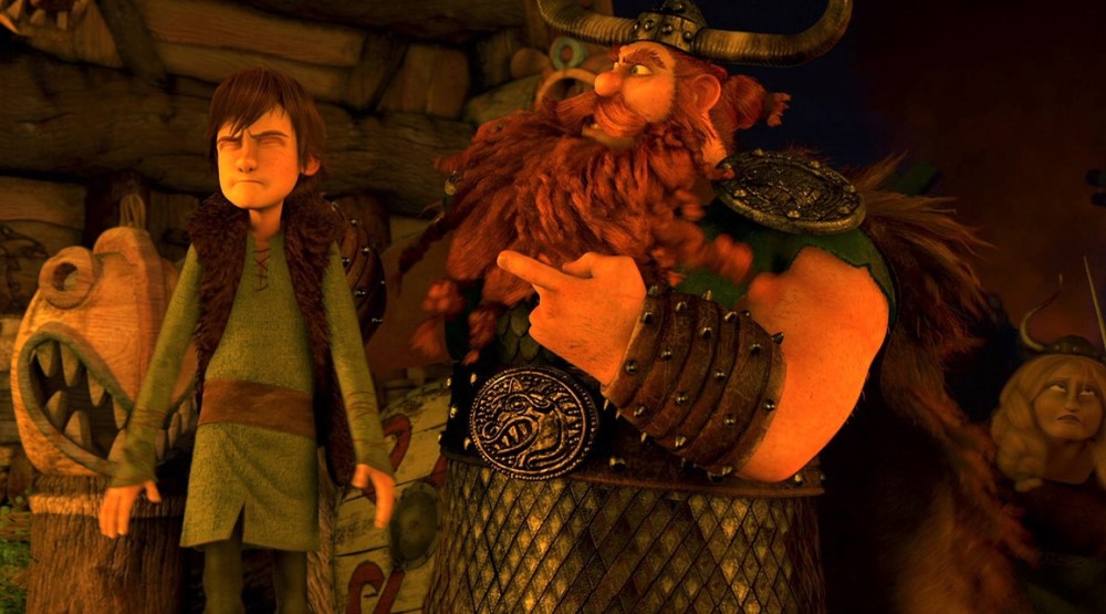 Кадр из мультфильма «Как приручить дракона» (2010)