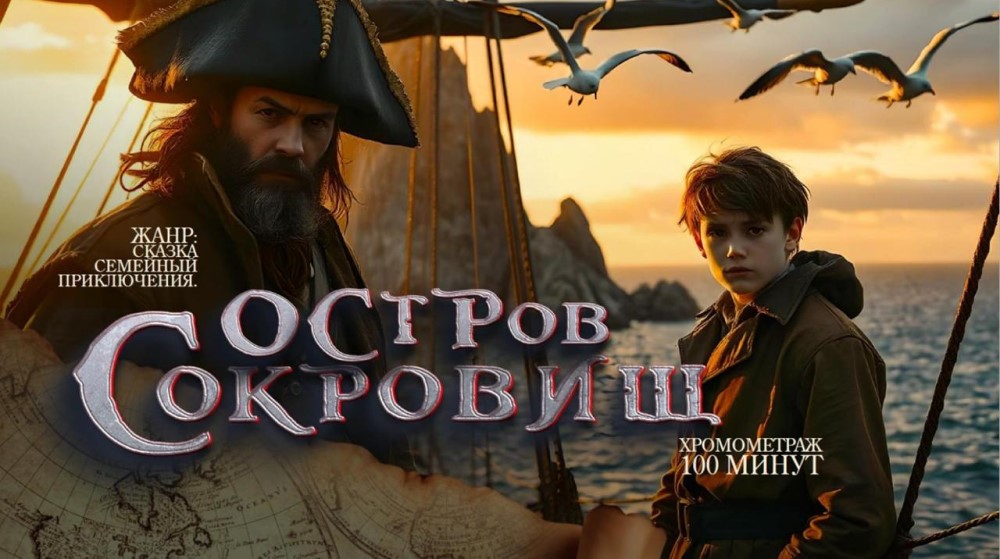 Промо-арт фильма «Остров сокровищ» / Фото: Telegram/kinometro