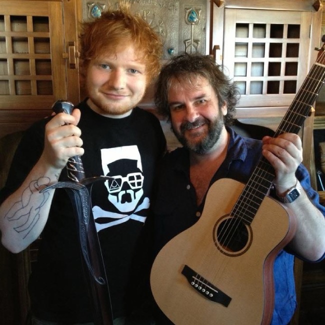 Эд Ширан и Питер Джексон / Фото: соцсети Эда Ширана