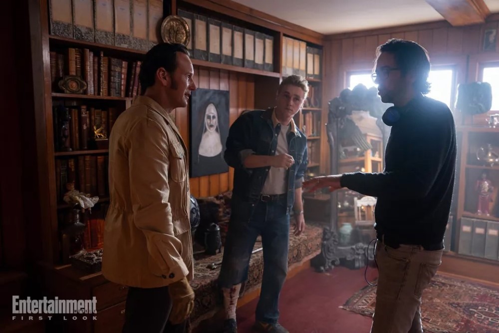 Кадр со съемок фильма «Заклятие 4: Последний обряд» (2025) / Фото: Entertainment Weekly