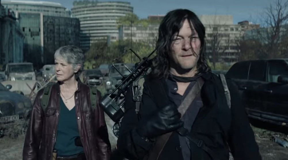 Кадр из 3 сезона сериала «Ходячие мертвецы: Дэрил Диксон» (2025)