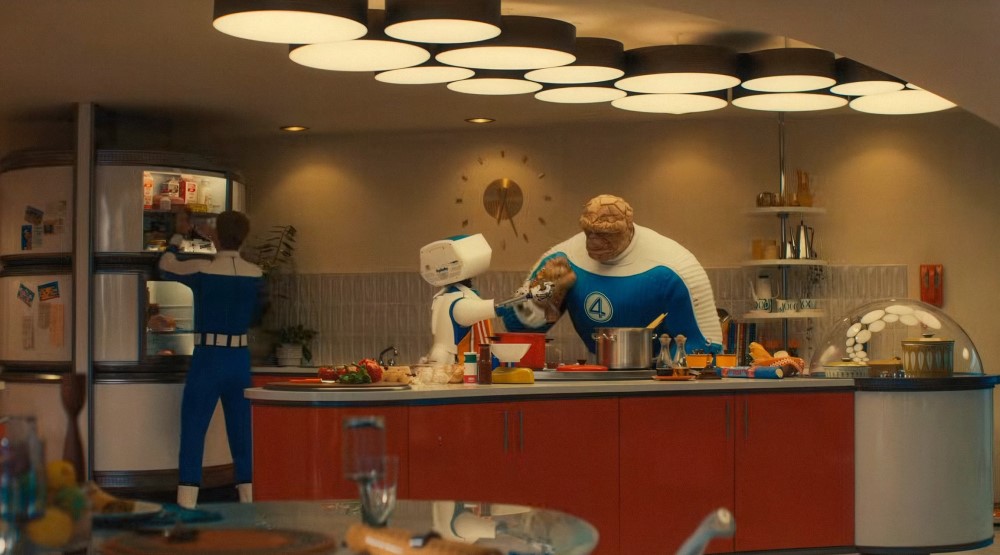 Кадр из фильма «Фантастическая четверка: Первые шаги» (2025)