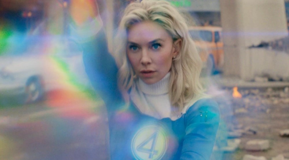 Кадр из фильма «Фантастическая четверка: Первые шаги» (2025)